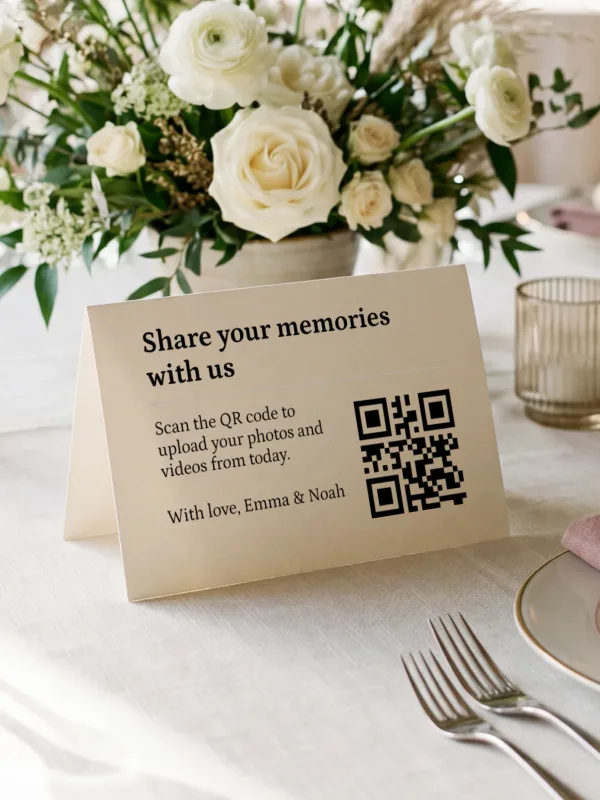 QR table card design 1