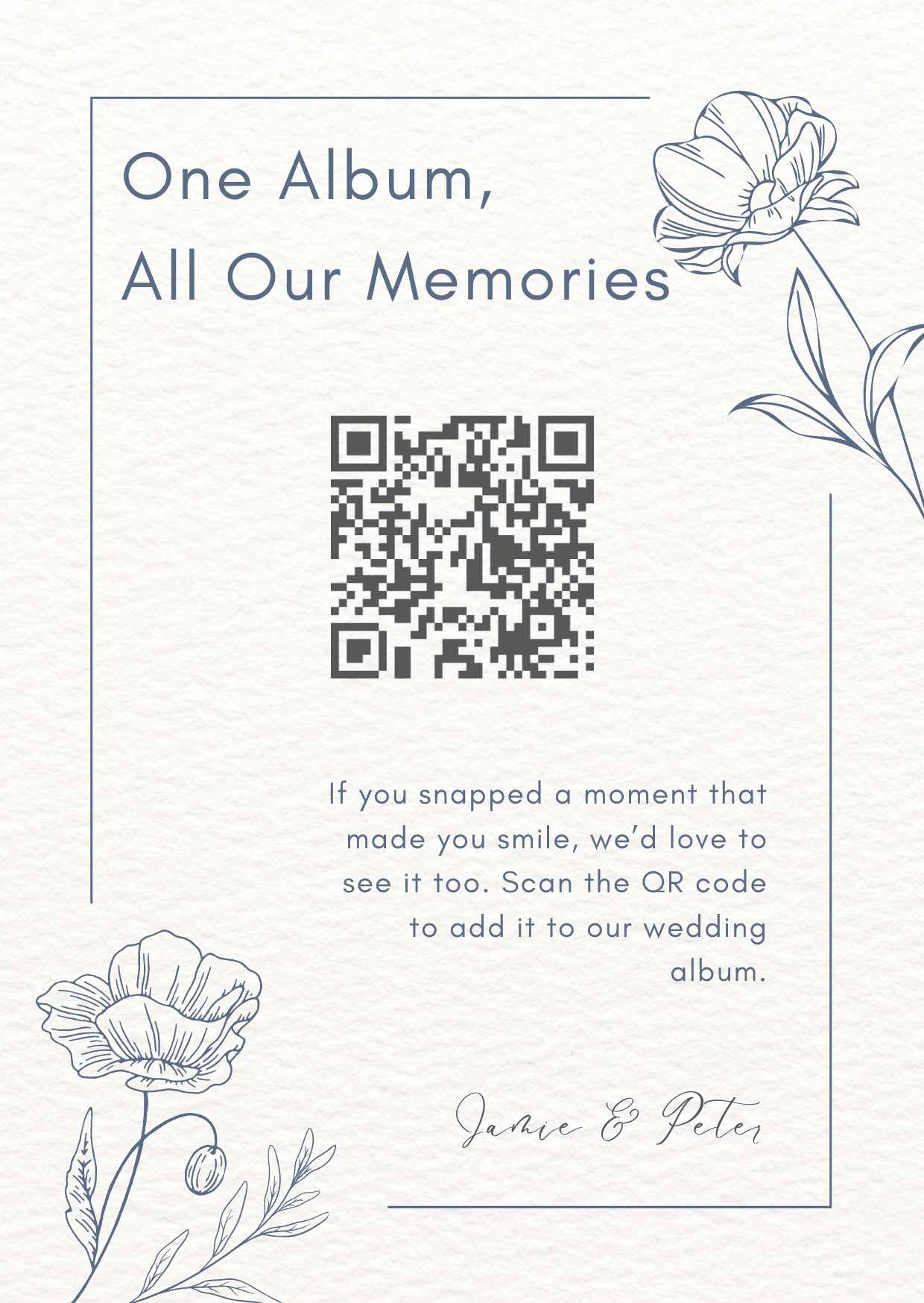 One Album Invitation